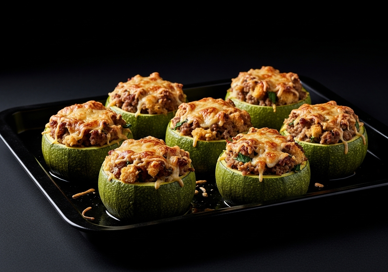 ZUCCHINE TONDE RIPIENE