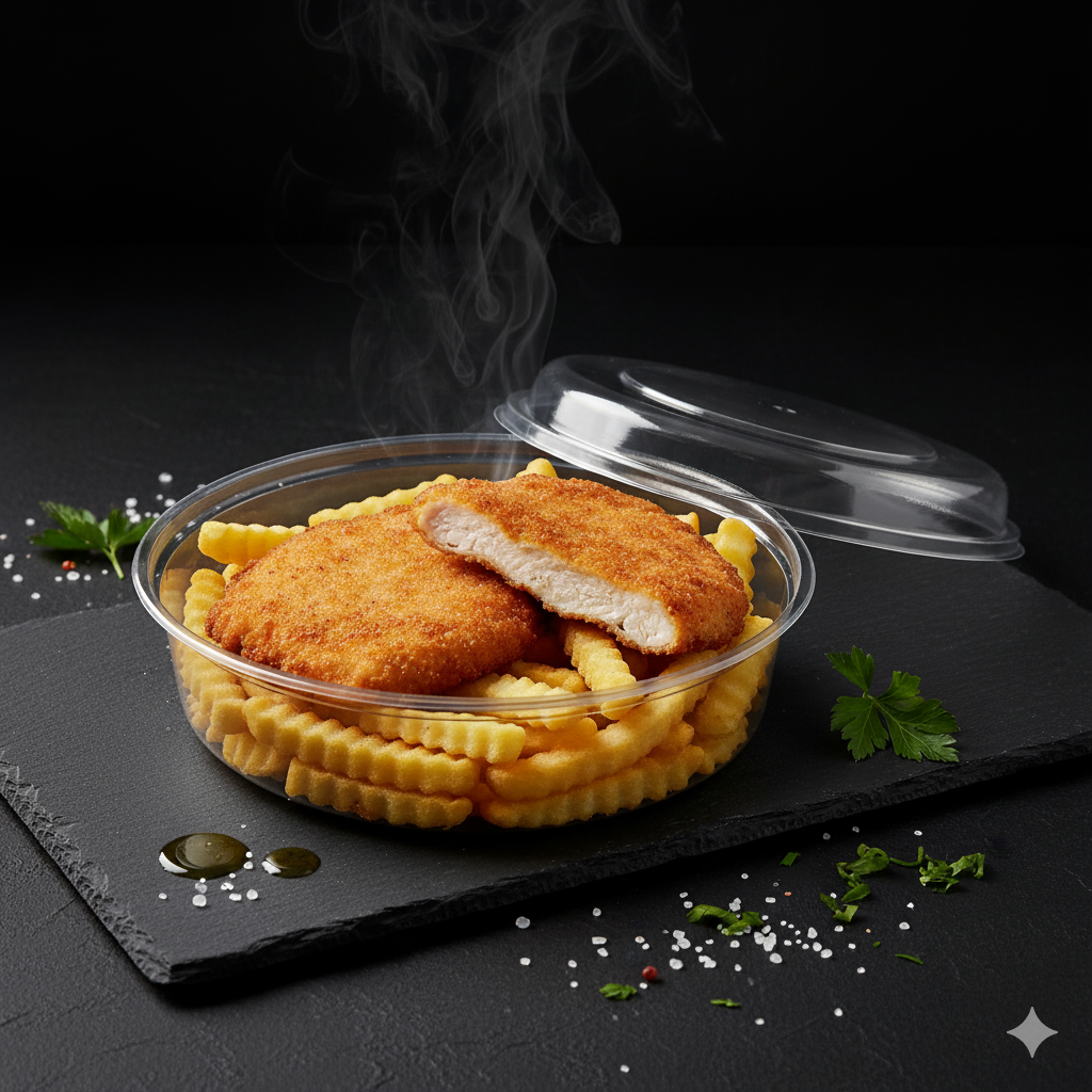 cotoletta e patatine