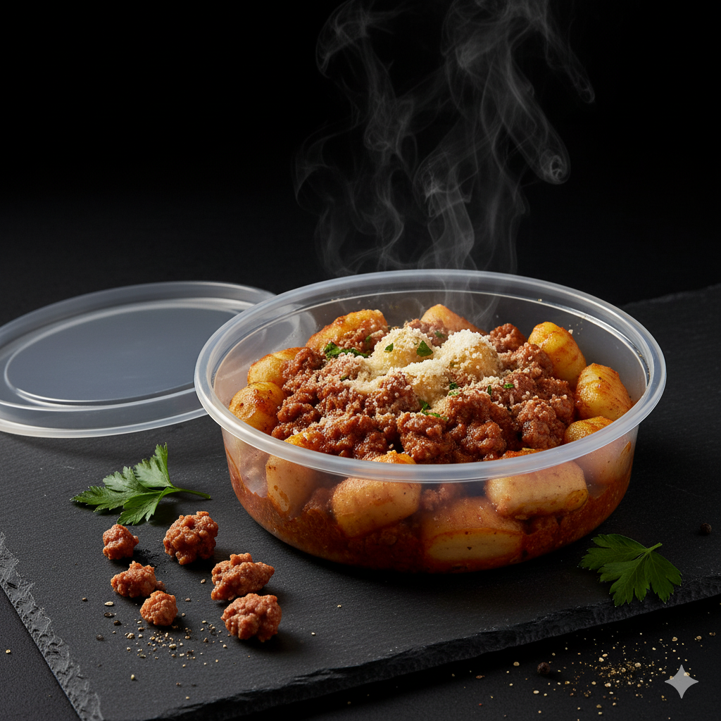 gnocchi di patate al ragu di salsiccia