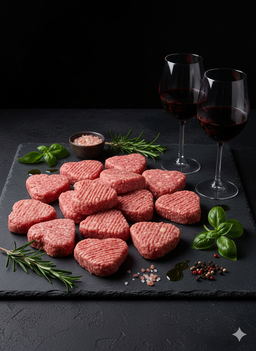 hamburger cuore